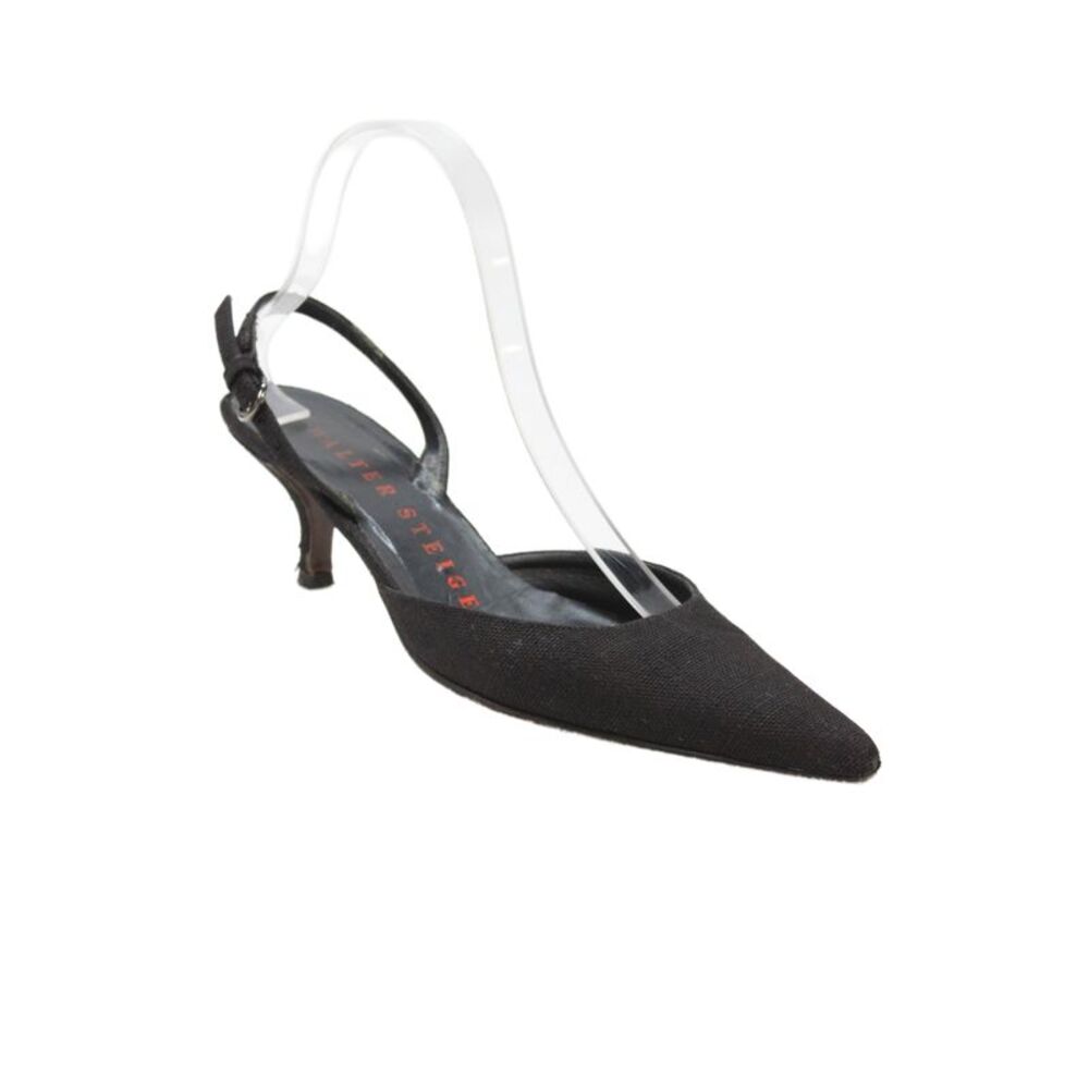 Walter Steiger Womens Stilleto Pump Synthetic Black Size 7.5